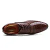 Klänning Skor Herr Klackskor Formella Läder Brun Herr Loafers Mode Herr Casual Zapatos Hombre 230712