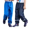 2021 Baby Girls Rain Pants Waterproof Boys Sport Overalls Vintrabarn Kids Raincoat Trousers kläder L230620