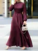 Hosen Herbst Frauen Abaya Muslimischen Kleid Indien Abayas Ramadan Solide Dubai Türkei Islam Marokko Kaftan Robe Longue Vestidos Largos 2022