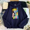 Moletom Masculino Street Cool Manga Moletom com Capuz Moda Casual Vintage Engraçado Fato de Treino Masculino Confortável Velo