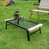 Camp Furniture Outdoor Klappnetz Tisch Camping Eisen Tragbare Reise Barbecue Grill Auto Regal