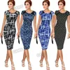 Traje de baño de las mujeres Mujeres Casual Polka Dot Bodycon Vestidos para mujeres Vestido de lápiz de manga corta Polka Dot Star Sketch Print Vestido de fiesta Ropa de dama 230713