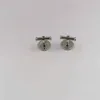 Corbatas personalizadas de moda Patrón de fútbol Ajuste Material de cobre de alta calidad Hecho Fancy Cufflinks220o