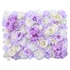 Dekorativa blommor Creative Artificial Flower Rose Wall Wedding Plant Bakgrund Jul Silk Modern dekoration Anpassad