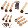 Cuillères À Café En Gros Cuillère En Bois Avec Clip Cuillère À Soupe En Bois De Hêtre Massif Mesure Cuillères À Thé Clips Cadeau Drop Delivery Accueil G Dhk5X