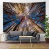 Tapestries Forest Sky Moon Home Decoration Art Tapestry Scenerelic Scene Bohemian Wall Hanging Mandala Bedroom Wall Decoration R230713