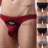 Mutande 2022 Mutandine sexy da uomo U Pouch Slip Mutande comode Perizoma Maschile Traspirante Sexy Vita bassa Biancheria intima Mutandine moda J230713