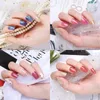 Nail Stickers 1 Sheet Water Decals Transfer Spring Flower Art Manicure DIY Semi Cured Gel Polish For Women