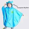 Kinder Poncho Regenmantel Kinder Jungen Mantel Typ Regenbekleidung Regenmantel Wasserdichte Baby Tier Regenmäntel Student Mädchen Poncho Regenmantel L230620