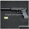 Gun Toys G18Cシェルスローエジェクションピストルおもちゃのための子供キッズアウトドアゲームギフトモデルデタッチ可能な12.05ドロップDH2KWベスト品質