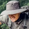 Wide Brim Hats Bucket Hats Fishing Hat Strong fabric UPF 50 Waterproof Anti UV Sun Protection Big edge Detachable Breathable Outdoor Men Hiking boonie 230712