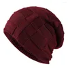 Boinas de otoño e invierno para hombre, gorro tejido para exteriores, jersey de lana cálido, gorro, gorro