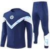 2023 2024 man tracksuit City HAALAND half zip Training Suit MEN Kids 22/23/24 Long sleeve Sportswear Football 2022 2023 Boys girls Survatment Foot chandal 666