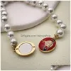 Chain Empress Dowager Pearl Bracelet Girl Ins Small Design Sense Veelzijdig Temperament Hanger Handwear Drop Delivery Sieraden Armband Dh2Kr