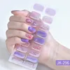 Autocollants pour ongles 1 feuille autocollant d'art imperméable à l'eau Gel semi-durci enveloppe le bout des doigts artiste bricolage 3D décorations coréennes
