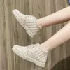 Snow boots women's winter platform fashion cotton shoes women wear pile thick non-slip wearable beanie shoes L230704