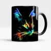 Mugs 2020 New Colors Magic Cat Coffee Mug Color Changing Mugs Cup 110z Ceramic Tea Milk Cup Gift R230713