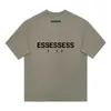 Дизайнерские мужские футболки Ess Shirt Street Casual Essentail футболка Lose Men Женщины летняя роскошная роскошная коротка с короткими рукавами