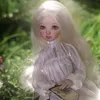 Poupées Shuga Fairy Ophelia 15 Bjd Doll Flowing Light And Color Jupe Aline Style Paresseux Résine Joint Mobile 230712