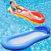 Sand Play Water Fun Inflatable Swimming Pool Water Hammock Floating Bed Chair Air Mattress Beach Sleeping Cushion Mesh for Children Adults 160*90cm 230712
