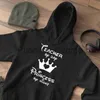 Erkek Hoodies Sweatshirts Erkek Hoodies Sweatshirts Gece Gece Kadın Pamuk Öğretmen Prenses Gevşek Kazak Hoodie Kış Uzunluk Moda X0713