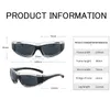 Lunettes de soleil mode œil de chat femmes Transparent conduite cyclisme lunettes hommes en plein air voyage lunettes de soleil tendance UV400 lunettes nuances