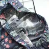 Damska Sleep Lounge letnia nowa piżama damska cienki przekrój spodenki z krótkim rękawem duża piżama z kwiatowym nadrukiem obsługa domowa damska piżama dla kobiet