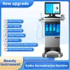 Autres équipements de beauté Hydra Skin Deep Cleaning Hydrafaciaal Machine Mésothérapie à l'oxygène RF Lift Rajeunissement du visage Hydro Machine