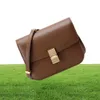 Bolsas noturnas 2021 Luxury Chic Design Bag Box Classic Flap Geniune Leather Tofu Square com Lock Women Casual ombro Crossbody8273445