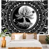 Tapisseries Tapestry Art Deco Filte Tree of Life Tarot TABLECLOTH ALTAR Tyg gardin hängande hem sovrum vardagsrum dekoration r230713