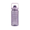 Bouteilles d'eau grande bouteille avec paille fille Portable voyage bouilloire sport Fitness tasse été froid échelle de temps 2 litres