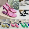 كعب GCDS Flip Flops Women's Wedge Wedge with Jaw Shape Beast Design على شكل كعب عالي الكعب الكعب الذهبي الكعب المعدني مثير Fashiorzr#