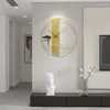 Wanduhren Metall Moderne Luxus Digitaluhr Modelle Küche Besondere Gold Stilvolle Stille Wanduhr Hause Dekoration XY50WC