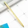 Stylo à bille en métal accessoires scolaires pour étudiants papeterie fournitures de bureau en gros stylo à bille écriture professeur cadeau