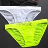 Подчинения M3XL 6Colors Men Lowwaiast Ultrathin Transparent Mesh Bulge Moutping Underpants дышащие прохладное летнее шелковое белье J230713