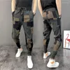 Herenbroeken Koreaanse stijl Man Japan Streetwear Trekkoord Sport Baggy Joggers Trainingspak Mode Geruite Harem Joggingbroek Wollen broek