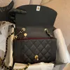 10A Дизайнерские сумки Diana Caviar Кожаные женские сумки через плечо 23 см Высокое качество Винтажные сумки