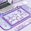 Tappetini per mouse Poggiapolsi DATA FROG kawaii Rabbit Trap Gamer Mousepad Pink Cute Pad Tastiera per cartoni animati Tappetino per scrivania Grande resto Accessori 230712