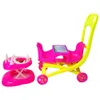 Poupées Filles Jouets Famille 6 Personnes Costumes 1 Mom1 Dad3 Little Kelly Baby Son1 Walker1 Carriage for Enceinte 230712