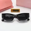 MIU Designer Sunglasses for Wan Woman z okularami przeciwsłonecznymi dla kobiet Hip Hop Fashion Dopasowanie jazdy na plaży Ochrona UV