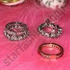 New Detachable Double Set Rings Saturn Senior Sense Female Personalized Finger Ring A Variety of Ways to Wear Hand Jewelry