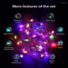 Strings 20M LED String Light MIC Bluetooth APP Remote USB Smart Guirlande Lamp Festoen Outdoor Indoor Home Decor Feest Kerstmis