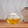 Zestawy naczyń obiadowych Glass Teapot herbaciarnia luźna miotacz liści czajnik z sitkiem