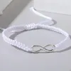 Charm Bracelets 1pcs Infinity Braided Kit Bracelet Friendship Gifts For Friendly Love Couples Fashion Jewelry