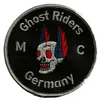 HIGH QUALIT GHOST RIDERS SKULLS PATCH BIKER MOTORCYCLE CLUB VEST OUTLAW COOL BIKER MC JACKET PUNK IRON ON PATCH 221m