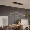 Pendant Lamps Art Led Chandelier Lamp Light Nordic Home Decor Dining Room Lustre Hanging Ceiling Fixture Indoor