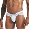 Onderbroek CLEVERMENMODE Sexy Mannen Ondergoed Sexy Ultra Dunne Ijs Zijde heren Slips Penis Grote Pouch Slips hombre Erotische slipje Onderbroek J230713