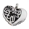 Pendant Necklaces Openable Heart Shaped Cremation Urn Ashes Container Screw Top Locket Keepsake Jewelry In Memory Of Your Family Members