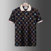 Mens Unique designers Polos Shirts For Man High Street Italy Embroidery Garter Snakes Little Bees Printing GU letter Brands Clothes Clothing Tees