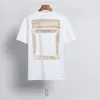 Summer T Mens Designersoff T-shirty luźne koszulki tops man swobodne luksusowe odzież szorty streetwearu